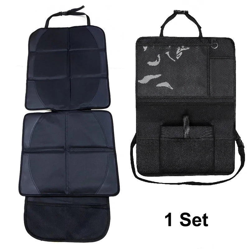 Car Seat Cover for Tesla Model 3 Y Oxford PU Leather Protector Mats Child Baby Cushion Protective Mat For Baby Kids Protection