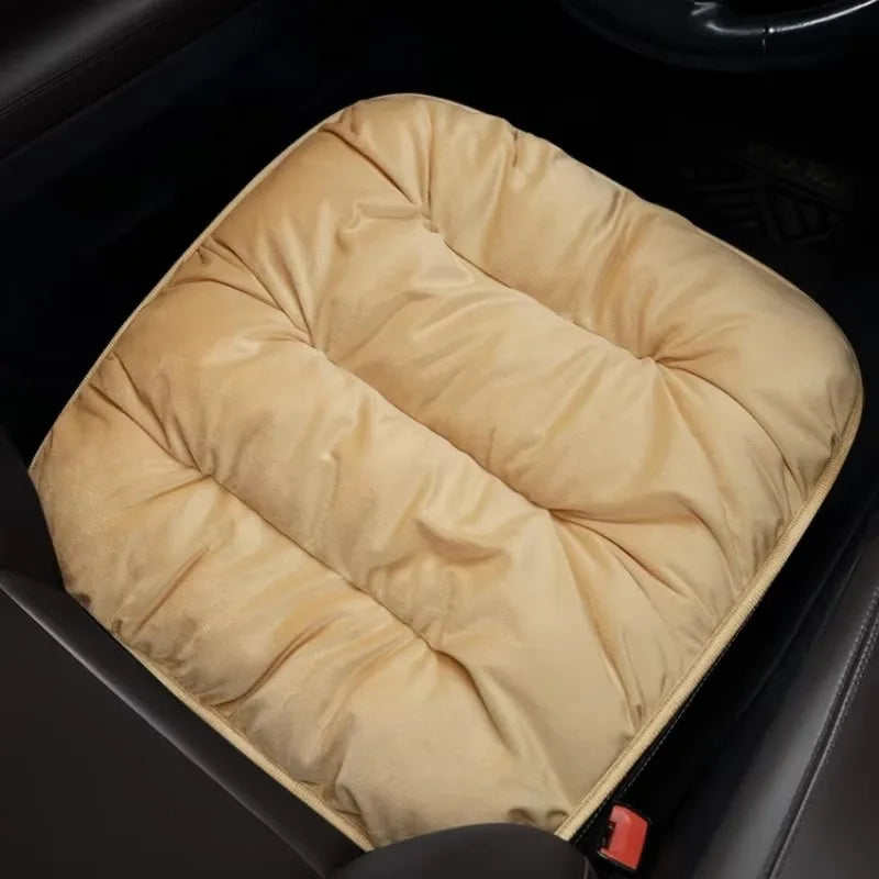 Winter Car Seat Cover with Back Pad Warm Slip-resistant Car Seat Cushion Chair Protector Universal for Suv Pick-Up Truck Sedan