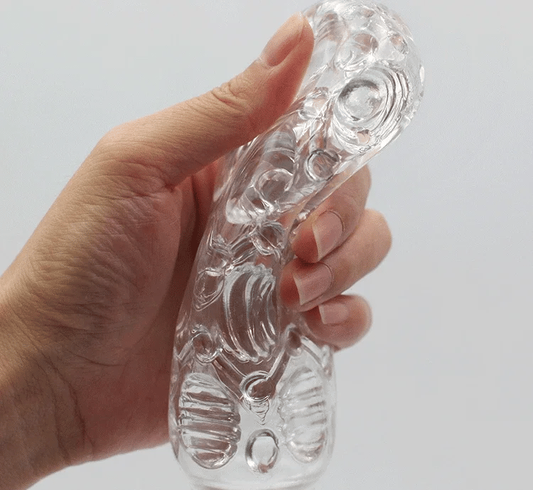 Transparent Male Masturbate Cup Penis Sex Toys for Men Endurance Exercise Soft Pussy Aircraft Cup Artificial Vagina Cock Sleeve