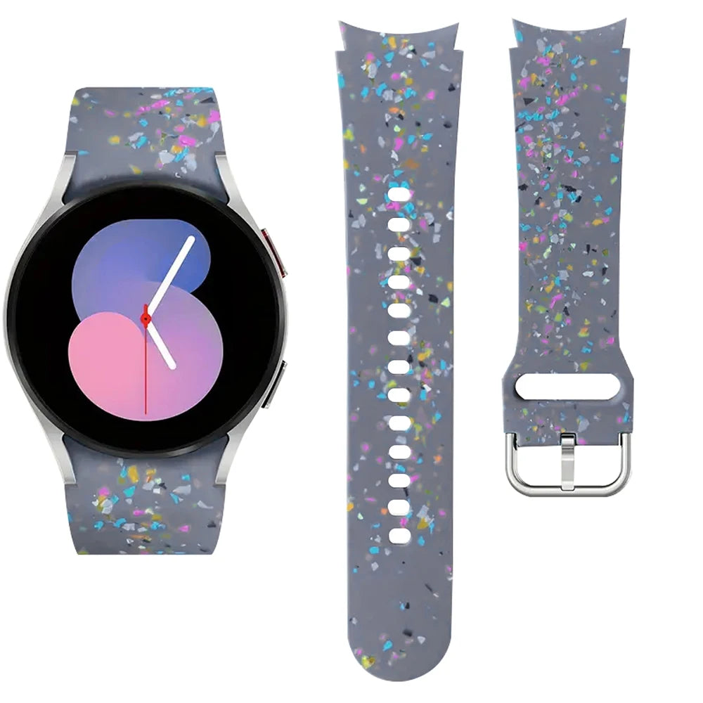 Silicone Strap For Samsung Galaxy Watch 6/6 Classic Eco-friendly Watchband for Galaxy Watch 4 5 6 7 FE