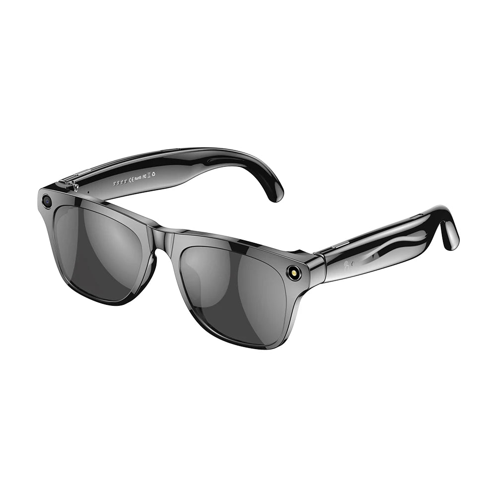 1080P HD AI Smart Glasses Chat GPT 100MP Camera Sunglasses Bluetooth Call 260Mah Battery Voice Assistant Control Smart Glasses
