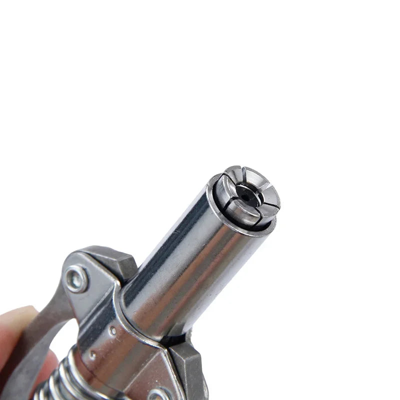 10000PSI Grease Nozzle Gun Universal M6/M8/M10/M12/M14 Locking Clamp Type Double Handle Locking Clamp Grease Gun Auto Parts