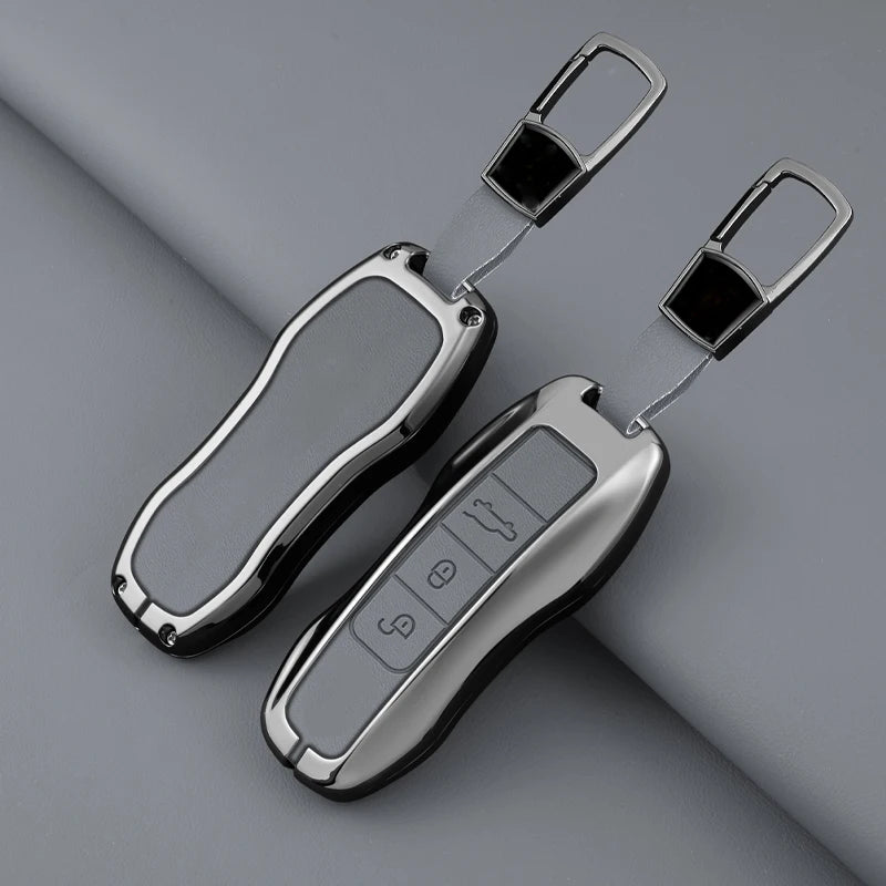 Zinc Alloy Car Key Fob Housing Key Fob For Porsche 911 970 981 991 Panamera Spyder Carrera Macan Cayman Cayenne Car Key Fob
