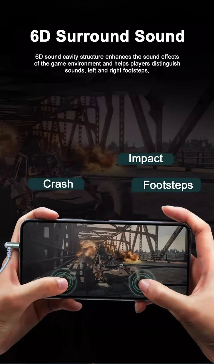 HiFi USB Type C Headphone Bass Stereo Volume Control Earbud  Mic 3.5mm Wired Earbuds For Galaxy Samsung S24 S23 Xiaomi Computer