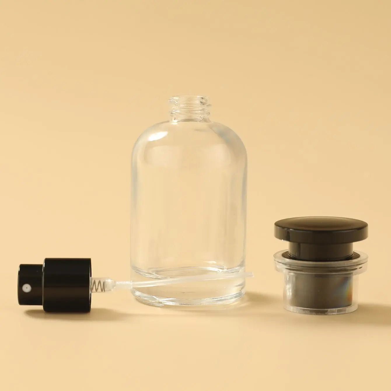 30ML Atomizer Perfume Spray Bottle For Travel Clear Empty Cologne Dispenser Portable Glass Sprayer For Toner Cosmetics