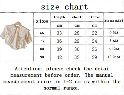 Daisy Romper with Hat for Infants 0-2 Years Old: Spring/Autumn Baby Girl Jumpsuit Newborn Clothing