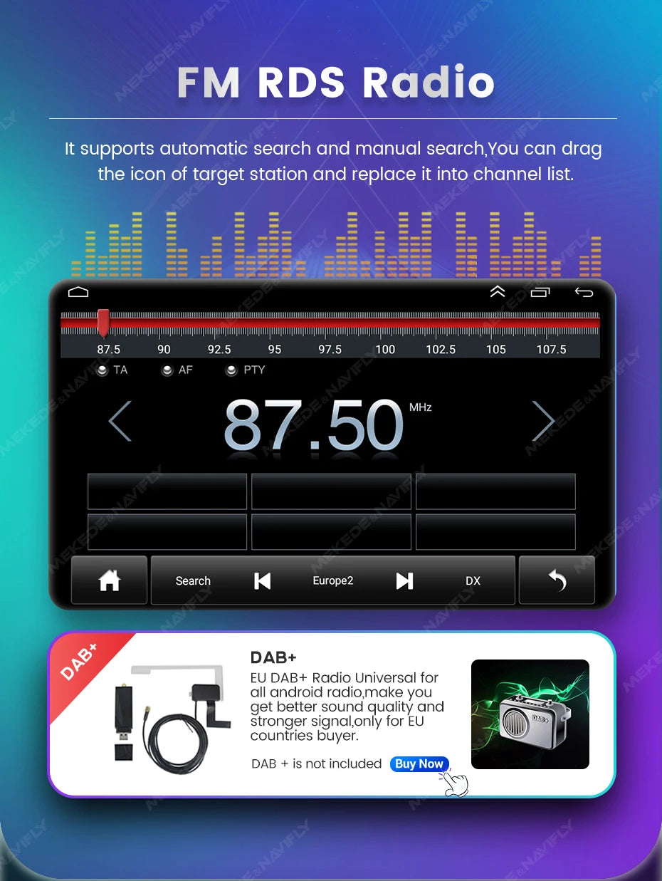 7/8/9" Android13 BT GPS Car Multimedia Radio for Volkswagen VW Golf 5 6 Polo Passat B6 B7 CC Skoda Jetta Tiguan Touran GOLF POLO