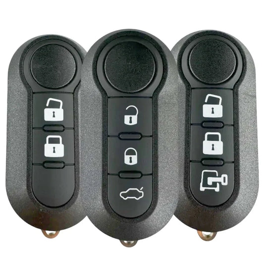 Good Quality For Fiat 500 Panda Punto Bravo 3 Buttons  Car Key Remote Control Shell Blank Case Housing Fob Keyless SIP22 Blade