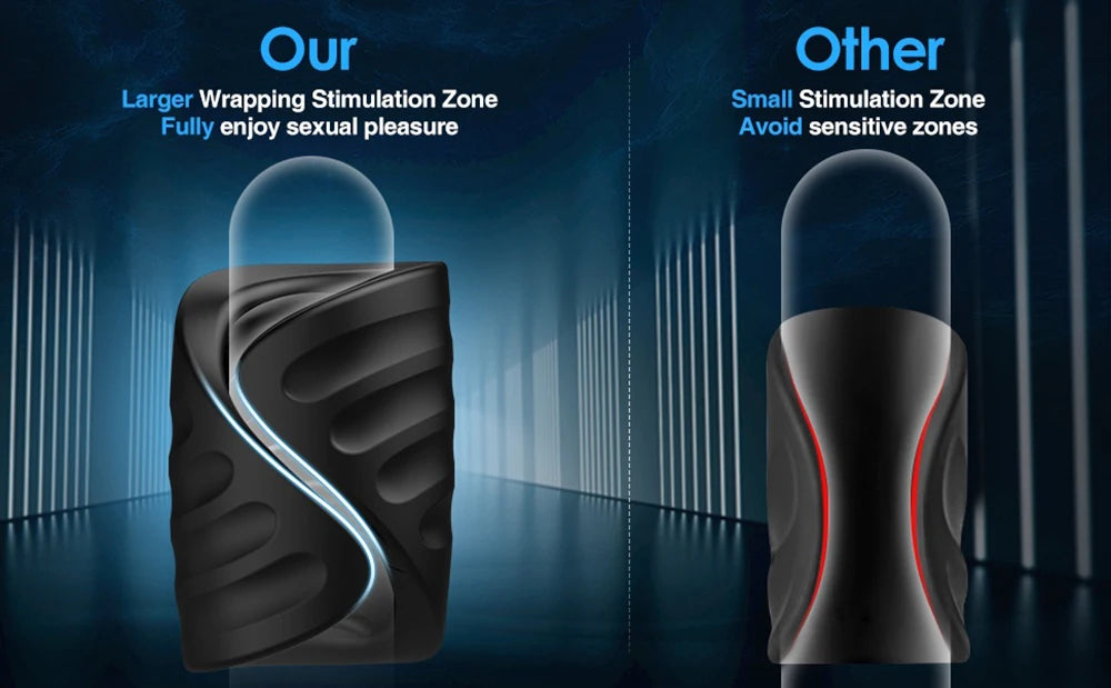 HESEKS Male Masturbator Penis Training Vibrator With APP Control Sex Toy For Men Sexual Massager Cock Ring Glans Trainer 18