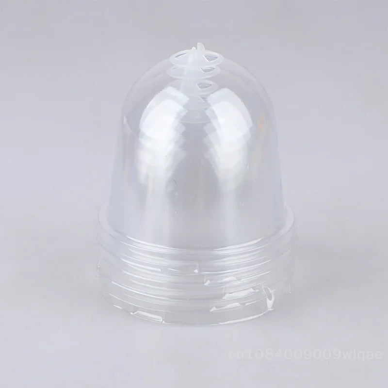 5Pcs Insulated Seed Starter Kit Clear Gallon Propagation Pot with Vented Lid -Humidity Dome for Seed Germination & Plant Cloning