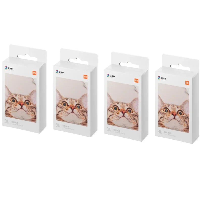 100% New Xiaomi ZINK Pocket Printer Paper Self-adhesive Photo Print 10//50/100 Sheets Xiaomi 3-inch Mini Pocket Photo Printer