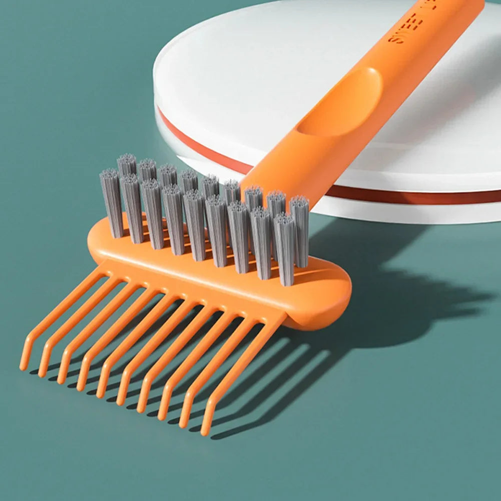 2In1 Hairbrush Comb Cleaning Brush Cleaner Rake Comb Embedded Tool Mini Hair Dirt Remover for Removing Hair Dust Home Salon Use
