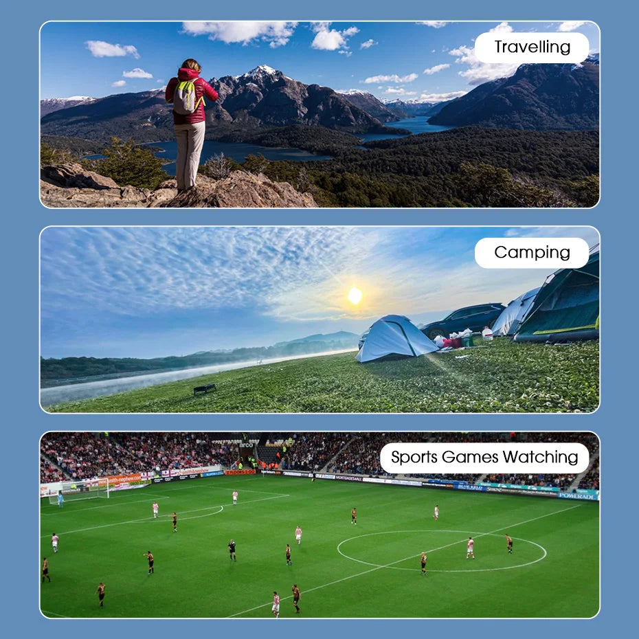 SVBONY SA202 Binoculars,10x42 Binoculars for Adults,Compact FMC Lens,Binoculars with Neck Strap Carrying Bag for Hiking Birding