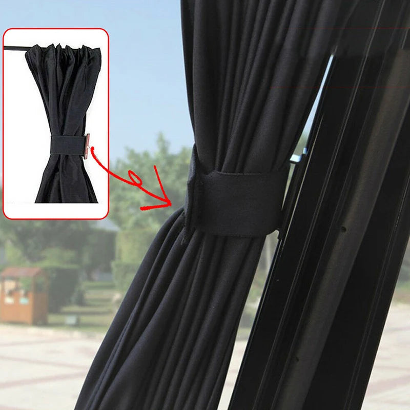 2pcs Car UV Protection Sun Shade Curtains Sides Window Visor Mesh Cover Shield Brand New And High Quality 50cm X 47cm