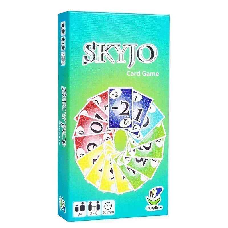 Skyjo Board Games Card Party of Tables for The Whole Family Deck Box Wit Social Collective Games Children Tapis Poker Social