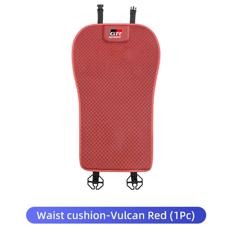 Car Seat Cushion Cover Backrest Protective Pad For Toyota Crown GR Corolla YARIS L Auris C-HR Hilux Vios Rav8 Prius Izoa Reiz
