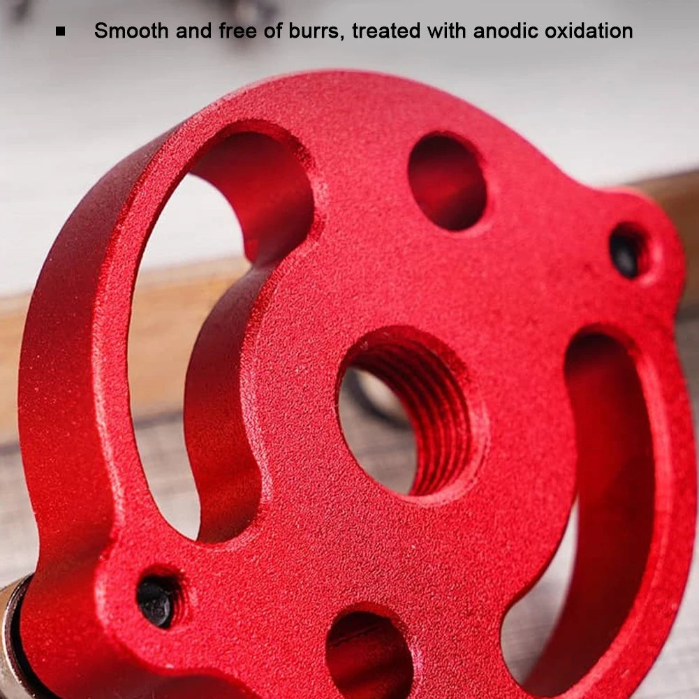 3-10mm Vertical Aluminum Alloy Woodworking Punching Machine with Self Guided Locator Fixture Kit for DIY Furniture Connection