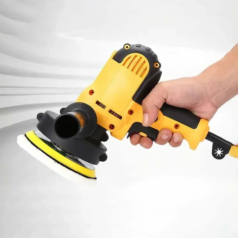 Electric Car Polisher Waxing Machine Automotive Scratch Repair Small Flat Polishing Tool with EU Plug for Auto Detailing