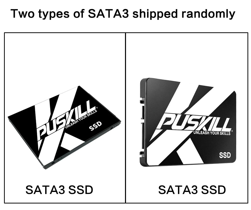 PUSKILL SATA3 SSD 1TB 2TB 256GB 240GB 2.5 Internal Hard Drive 120GB 128GB 480GB 512GB Solid State Hard Disk for Laptop Desktop