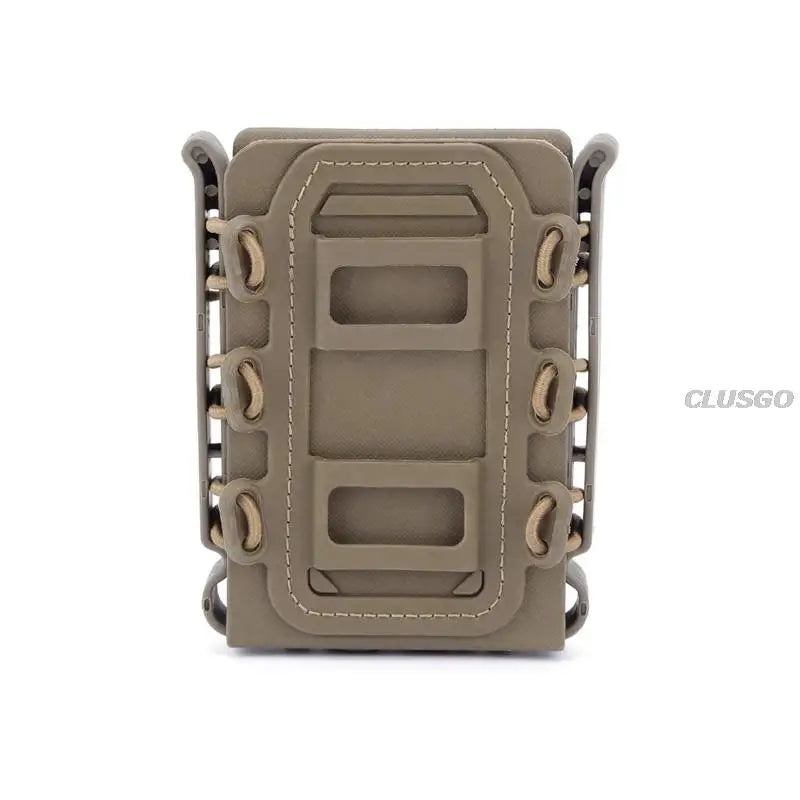 3Pcs Tactical Fast Mag TPR Flexible Molle Magazine Pouch Carrier for Ar15 M4 5.56/7.62 Mag Pouch Rifle Pistol Magazine Holder