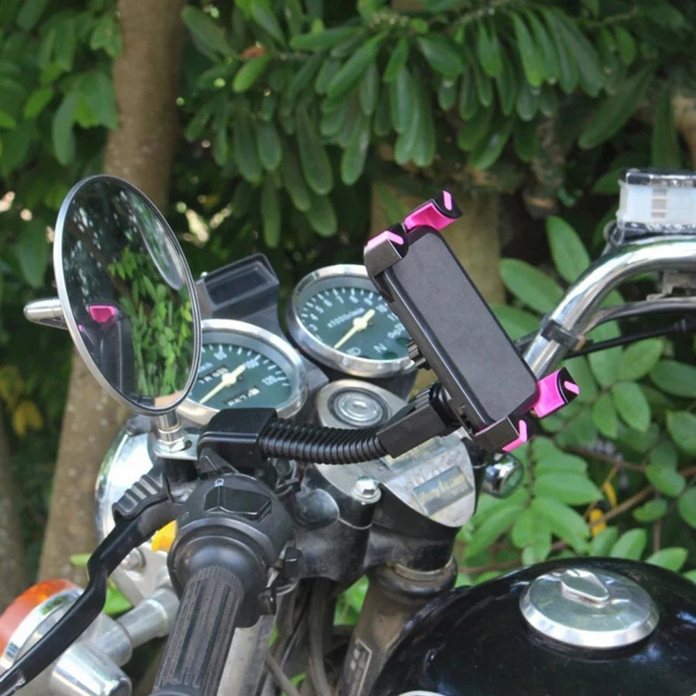 Motorcycle mobile phone stand Support motorcycle rearview mirror stand Mount motorcycle waterproof bag accessories mobile phone