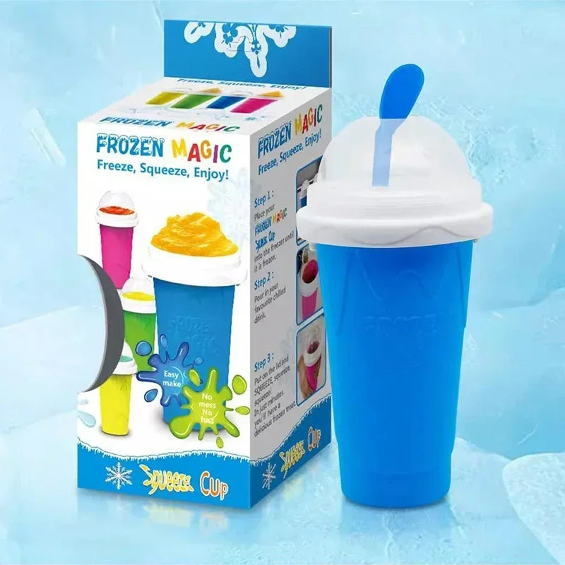 Slushy Maker Cup Slushy Cup For Homemade Smoothies Juice Ice Cream Summer Squeeze Beker Kitchen Tool