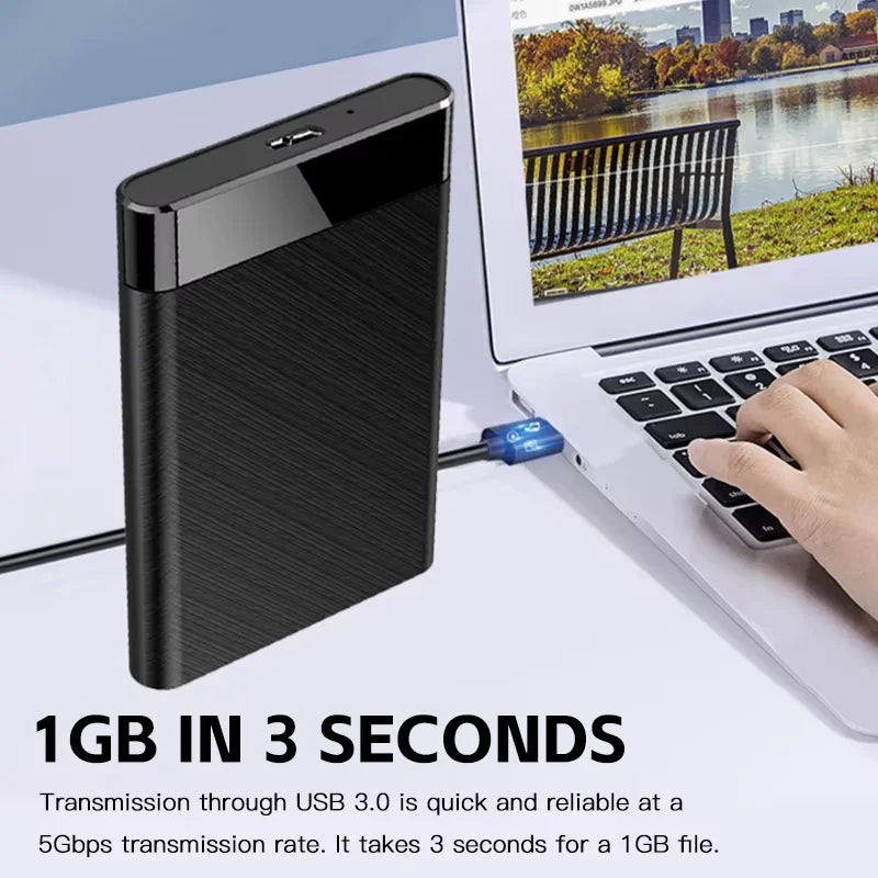 2.5 Inch External Hard Drive Enclosure USB 3.0 2.0 Hard Disk Case 6TB Supports 7mm 9.5mm SATA SSD HDD For Laptop PC Mobile