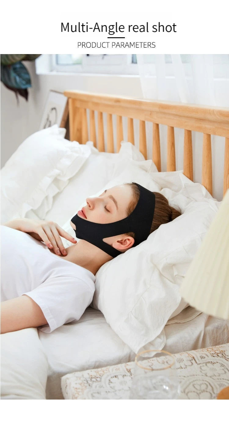 Mouth Breathing Corrective Belt Anti Snoring Drag Chin Strap Support Strap To Prevent Dislocation Of The Jaw