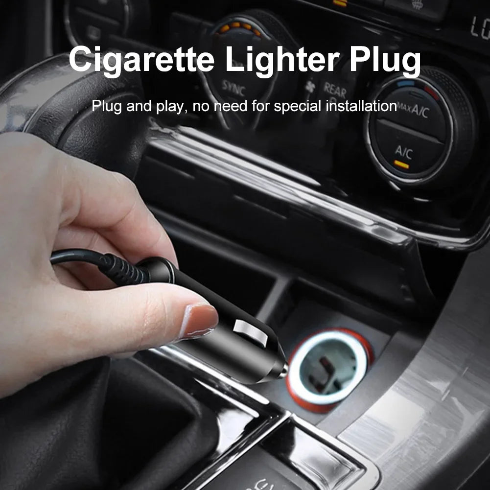 DC 12V Car Electric Kettle 450ml Car Heating Cup Stainless Steel Travel Coffee Mug Double Layer Vacuum Insulation Travel Kettle