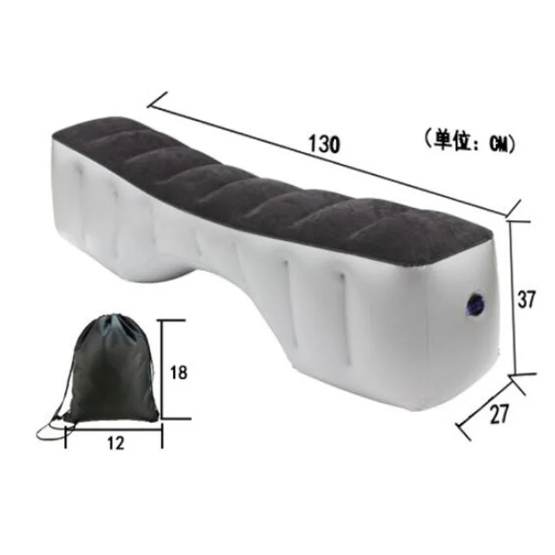 Car Rear Seat Gap Pad Inflatable Mattress For Sleep Camping Outdoor Rear Row Feet Mattress Air Matt Self-Inflating Mattress