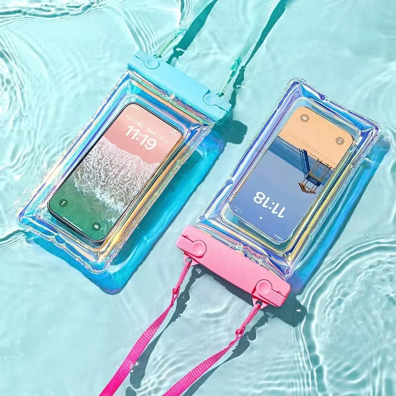 Swimming Bags Waterproof Phone Case For iPhone 15 14 13 12 11 Pro Max X Xiaomi 13 Samsung S23 Universal Waterproof Bag