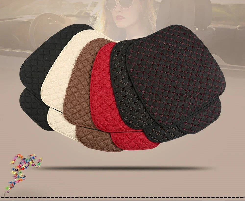 Universal Car Seat Cover Protector Car Accessori Backrest Front Rear Seat Back Waist Washable Cushion Pad Mat Auto Four Seasons