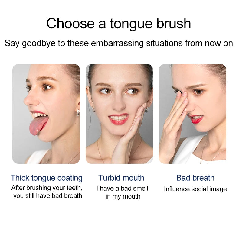 Fawnmum Silicone Tongue Scraper 1Pcs Macaron Color Tonger Brush Cleaning Tools Toothbrush Oral Care Fresh Breath Safe Clean