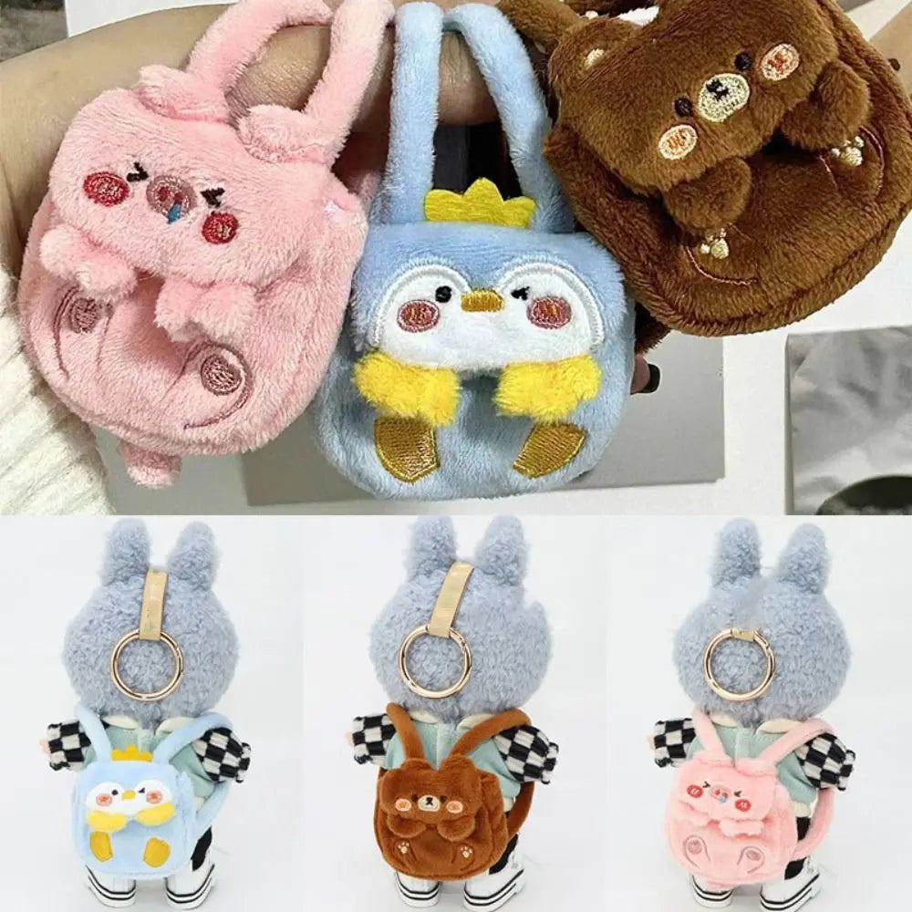 Animal Style 17Cm for Labubu Backpack Hand-made Clothes Matching Doll Backpack Replacement Doll Clothing Accessories
