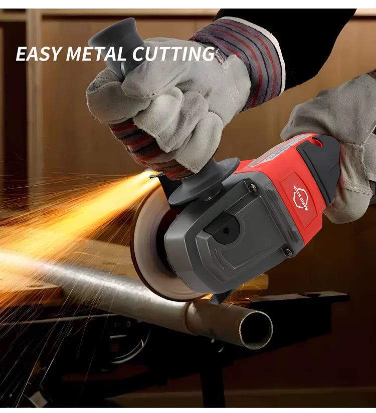 Milwaukee 125mm/100mm Brushless Angle Grinder 3 Gears Variable Speed Electric Cutting Machine 18V Cordless Polishing Machine