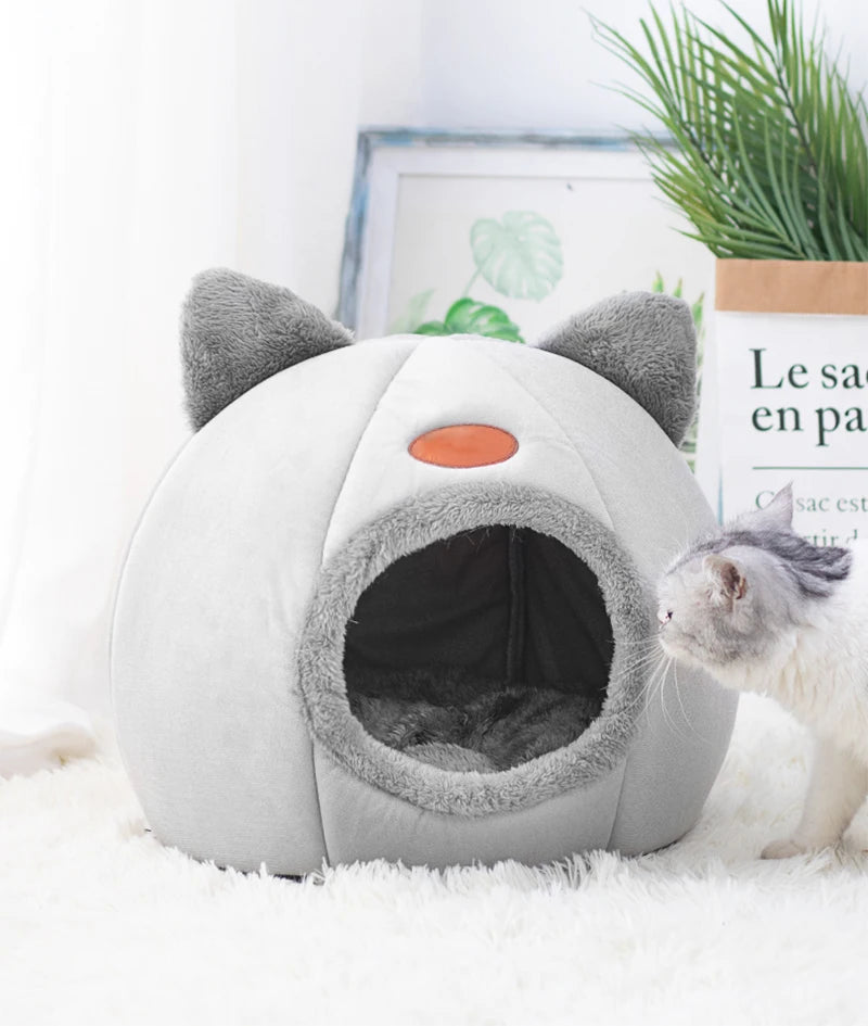2024NEWCat House Cat Bed Pet Bed Soft Whole Washable Winter Pet Cushion Pet Cushion Cat Dog Rabbit Bed