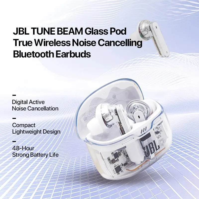 JBLTUNE Beam True Wireless Bluetooth Headphones In-ear Active Noise-cancelling Music Sports 100%original