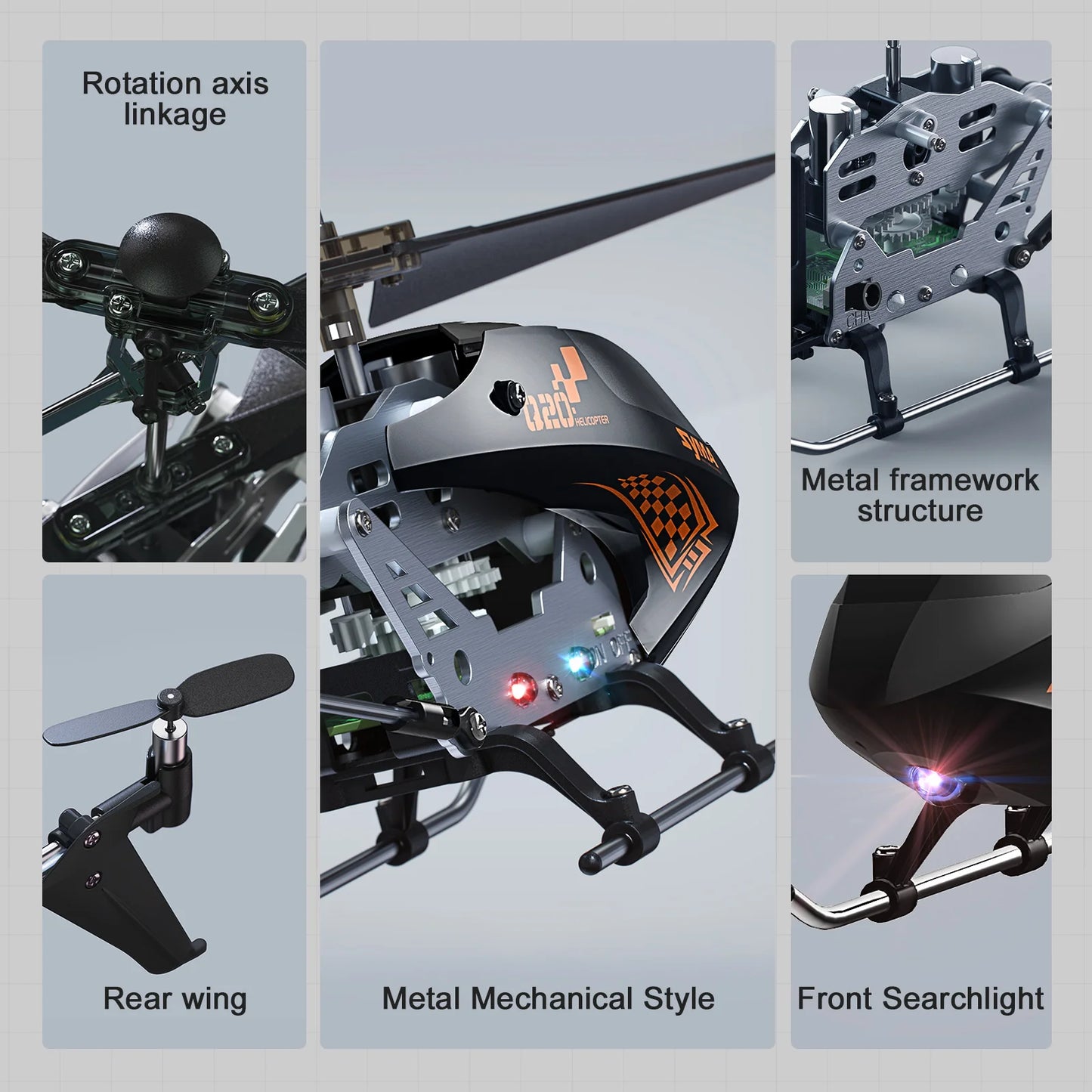 New Arrival SYMA Remote Control Helicopter, Q20 Aircraft with Altitude Hold, 3.5 CH, Easy to Fly RC Toy for Kid Beginner