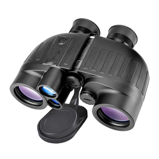 1500m Marine Binoculars for Adults 8x40 with Rangefinder and Compass IP65 Waterproof Marine UHD Binoculars Field of View 8°,