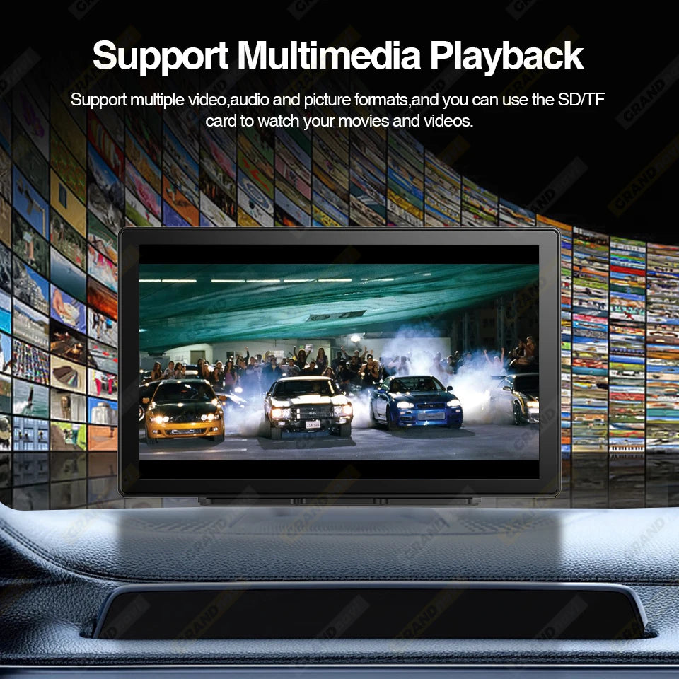 Universal 9 Inch Car Radio Multimedia Video Player Wireless CarPlay Android Auto For VW Nissan Toyota Car Audio Touch Screen
