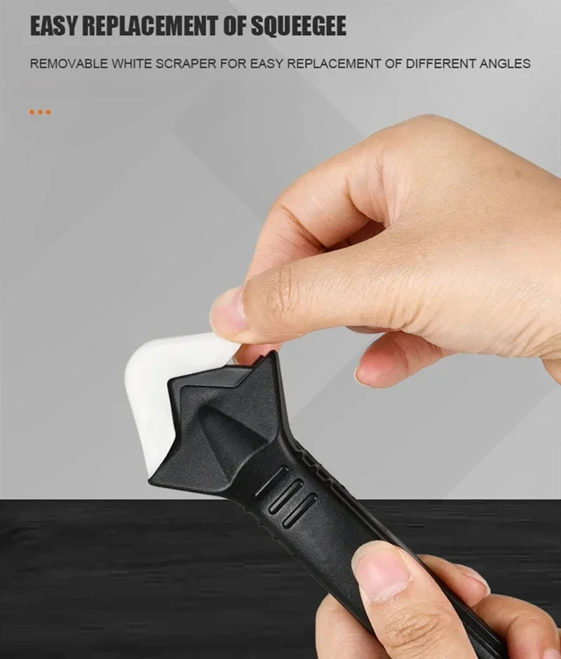 5in1 Silicone Scraper Sealant Smooth Remover Tool Set Caulking Finisher Smooth Grout Kit Decoration Seam Tools Scraper Grout Kit