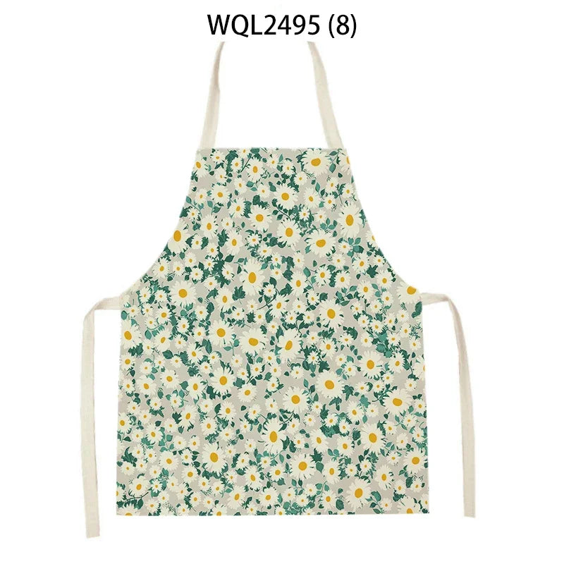 Plant Apron Kids Apron Kitchen Household Item Aprons Adult Hair Pinafore Custom Logo Kitchen Supplie Tablier Aprons 55-68cm