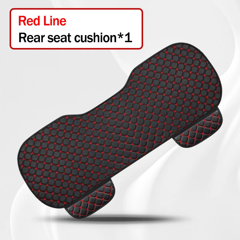Kcimo Universal Pu Leather Car Seat Cover Seat Back Soft Cushion Minimalism Seat Cushion Chair Carpet Pad Auto Accessories