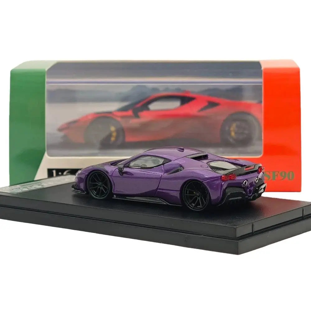 Fine model FM 1/64 Scale SF90 Diecast Models Car Collectible Christmas Gift