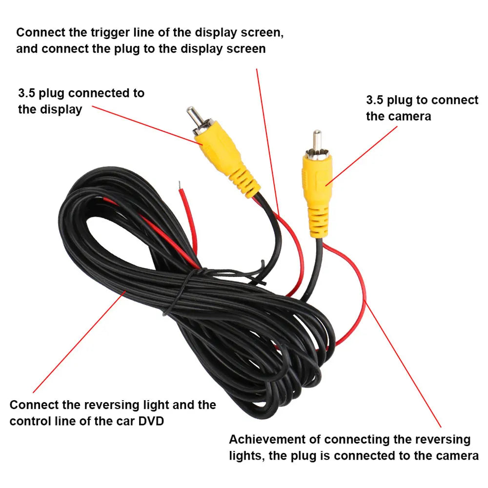 12V Car Rear View Camera PDC Parktronic Reversing Night Vision 170° Angle Accessories for VW POLO Golf 4 Passat B7 CC Volkswagen