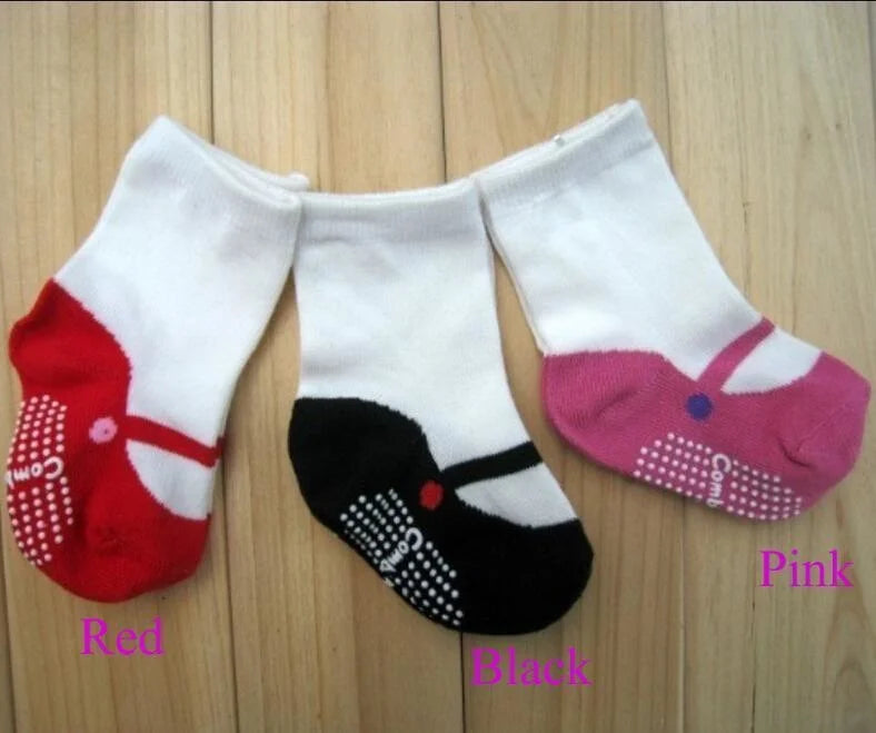 3 Pair Baby Socks Girls Newborn Accessories Anti Slip Dance Kids Toddlers Gift Children Infant Stuff Clothes Bow Cute Clothes
