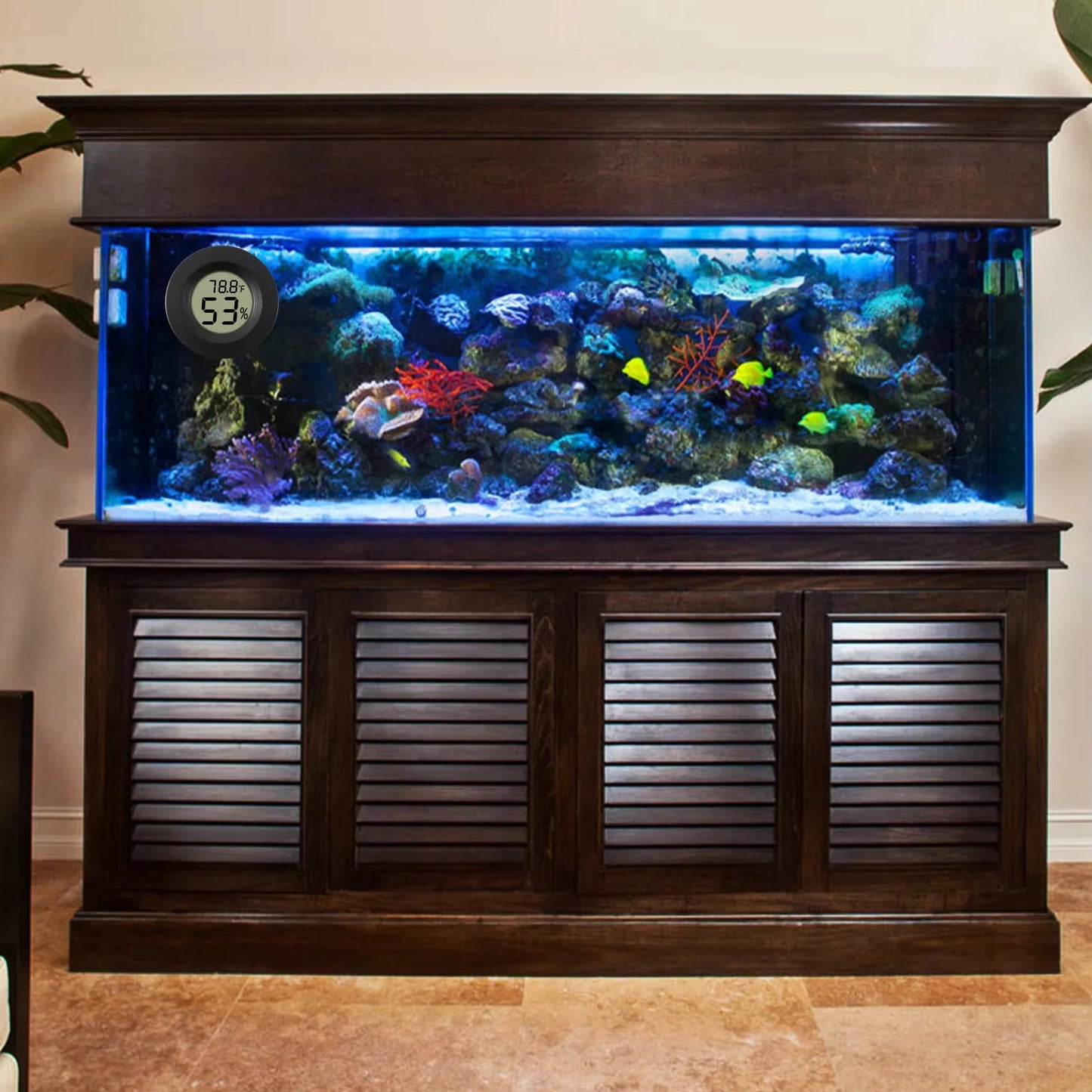 4PCS LCD Digital Thermometer Hygrometer Indoor Room Electronic Temperature Humidity Meter Sensor Gauge Weather Station Home ﻿