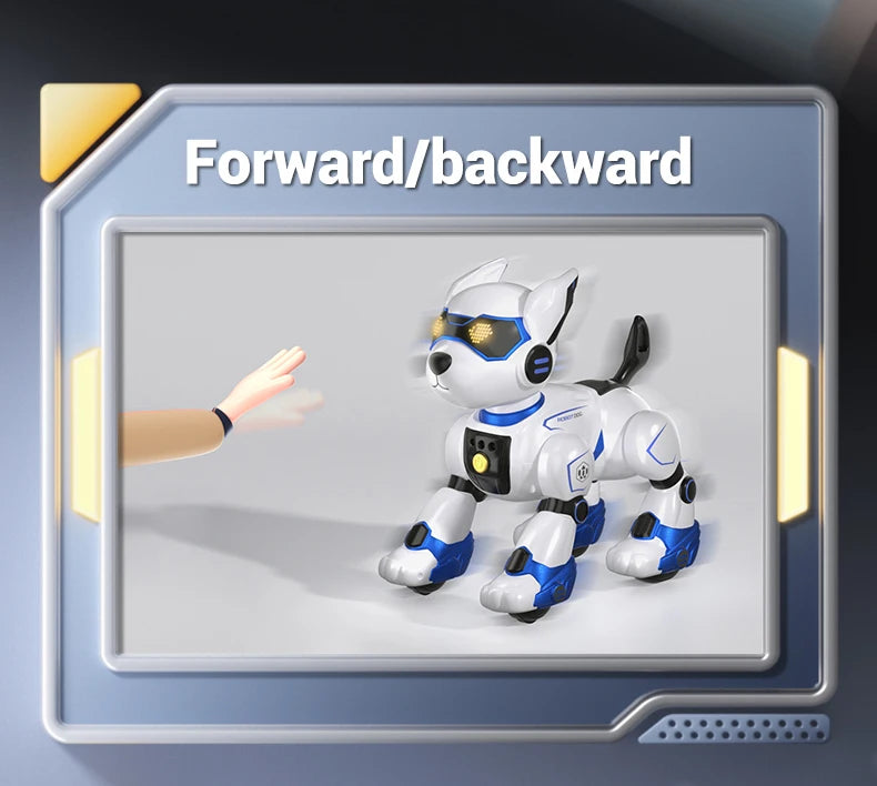 Brand New JJRC R27 Remote Control Robot Dog Voice Control Intelligent Talking Walking And Dancing Light Play Cute Children Gifts