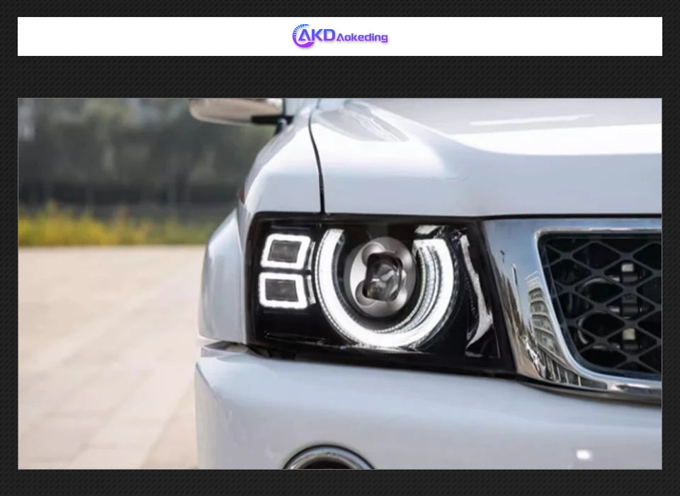Car Lights for Patrol Y61 2005-2022 LED Auto Headlights Assembly Upgrade Defender Style Design Bifocal Lens Exterior Accessories