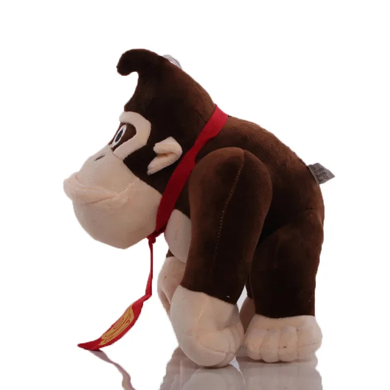 24cm Donkey Kong Plush Toys Cute Monkey Soft Toy Orangutan Plushie Doll Stuffed Animals Gorilla Dolls for Childen Birthday Gifts